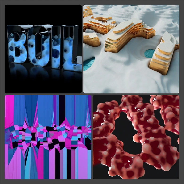 C4D动态图形视觉动画教程 HelloLuxx – Learn C4D Mograph Techniques 03