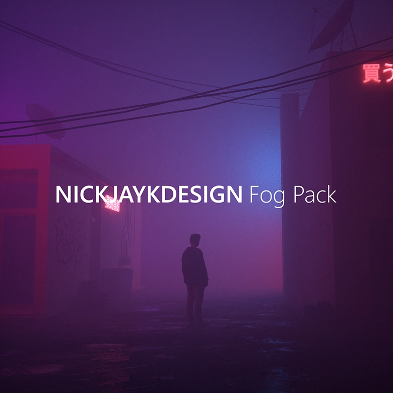 4个Cinema4D Octane渲染器环境雾预设Gumroad Fog Preset Pack For Octane in Cinema4D