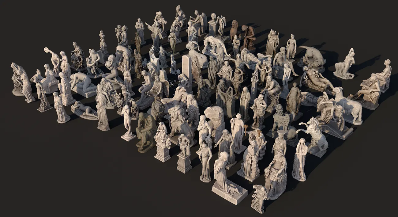 Ancient Roman statues.webp